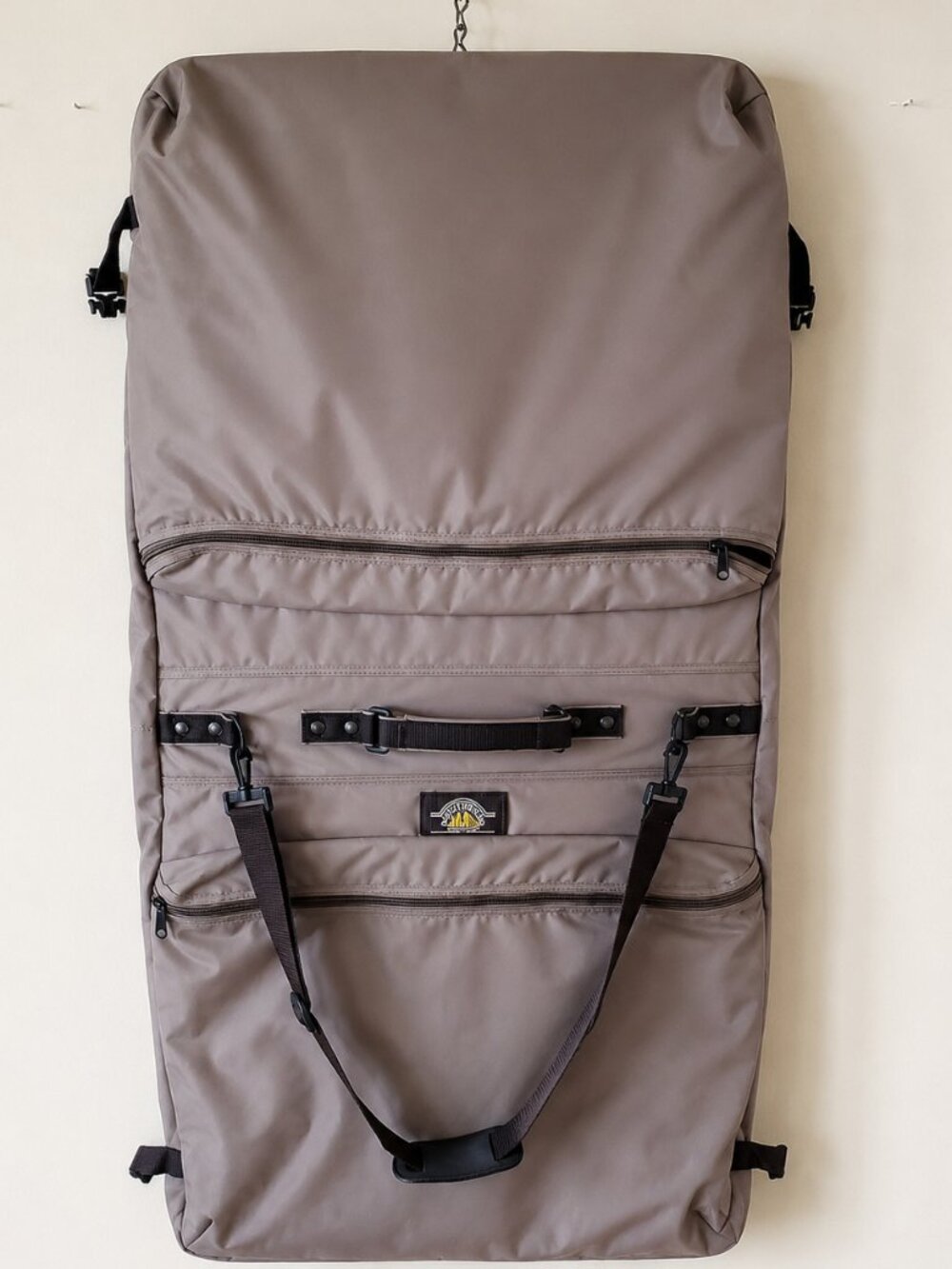 Schooner Club Tan Carry On Foldable Lightweight Garment Bag